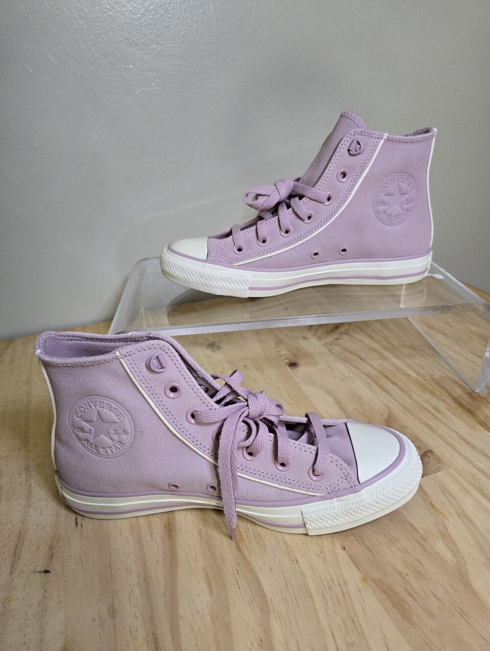 Converse High Top Sneakers -Phantom Violet Suede